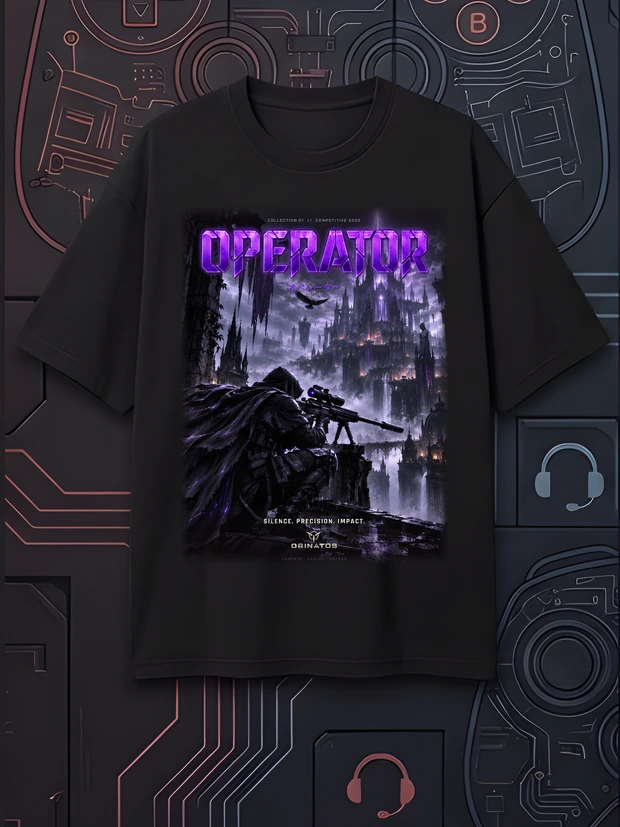 Operator — the shirt laid flat, front